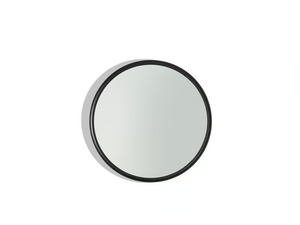 DUO - Round framed mirror _ Poltrona Frau